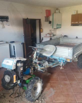 Motocoltivatore targato