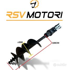 Trivella idraulica miniescavatore Diametro 300mm R