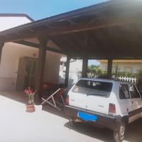 Tettoia abete lamellare