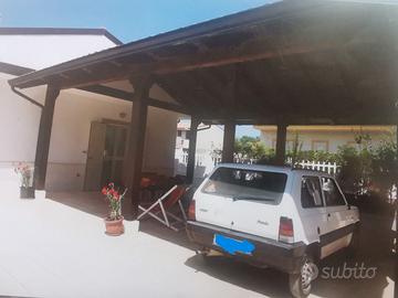 Tettoia abete lamellare