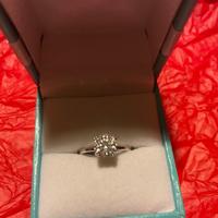 Anello Solitario Argento 925 - Misura 12 - NUOVO