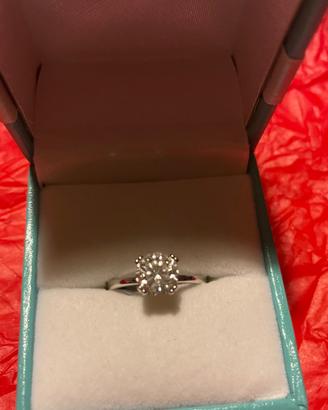 Anello Solitario Argento 925 - Misura 12 - NUOVO