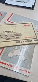 Set libretti Alfa33 vintage
