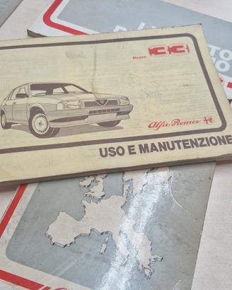 Set libretti Alfa33 vintage