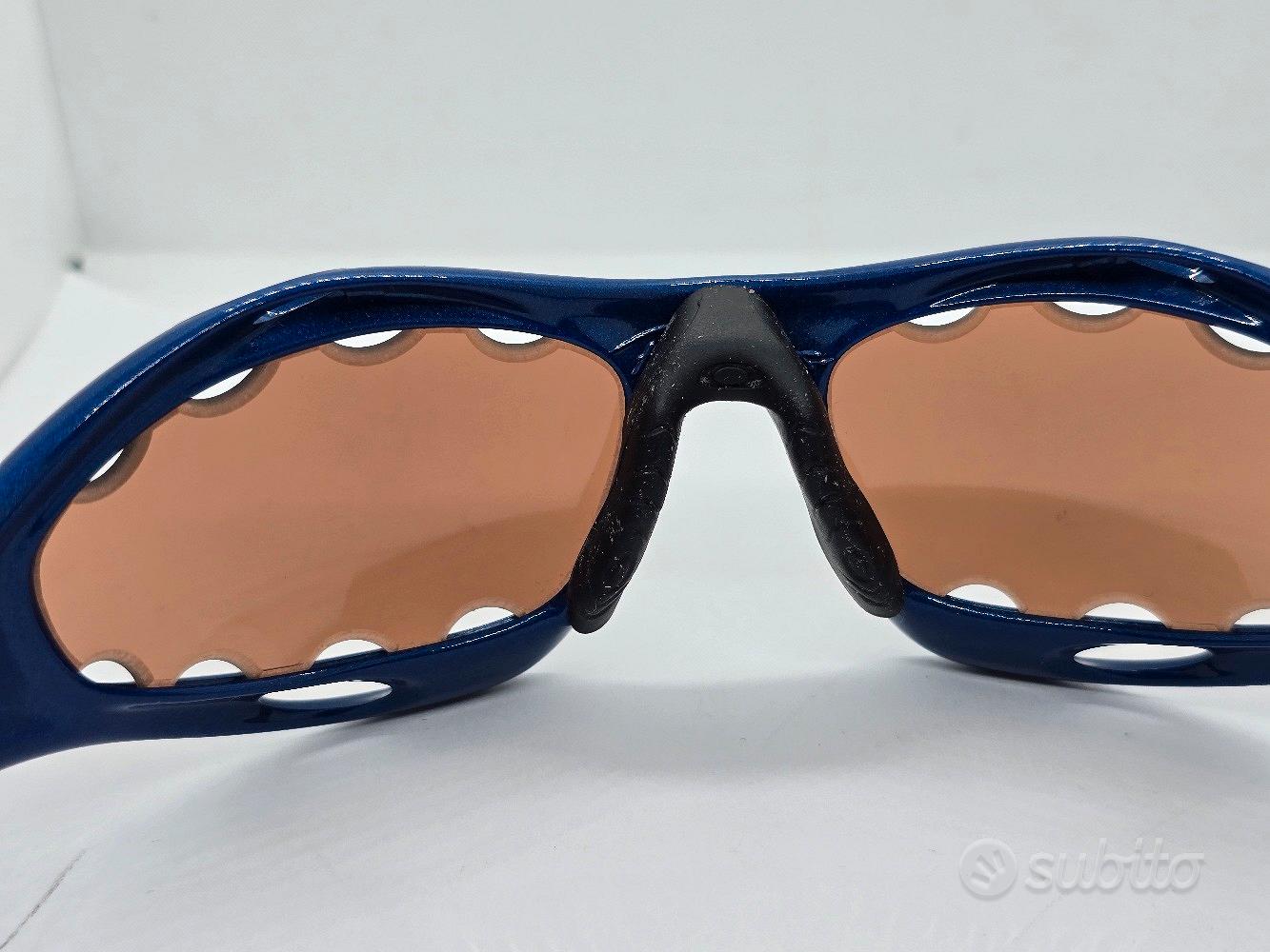 oakley water jacket occhiali da sole vintage blu Abbigliamento e
