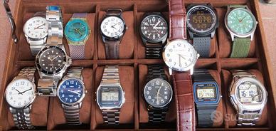 Lotto: 14 orologi, Timex, Casio, Golden Hour...