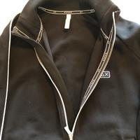 Felpa nera con zip Sun68 Uomo Tg S