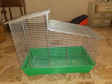 Gabbia per criceti/roditori 58x50 + Accessori