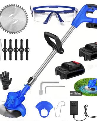 Decespugliatore tagliaerba senza fili 2 batterie