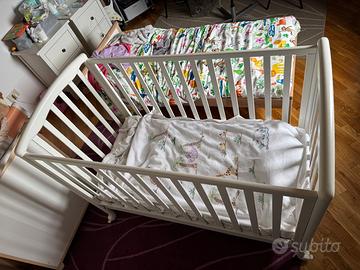 lettino Foppapedretti - legno bianco