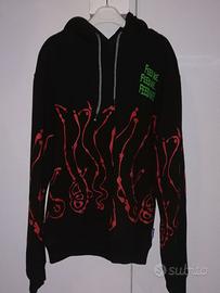 Felpa con cappuccio Octopus XS nera