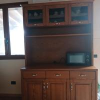 Parete attrezzata in legno