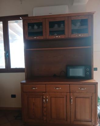 Parete attrezzata in legno