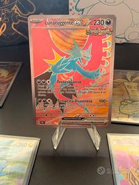 Carta pokemon Lunaruggente ex 229/182 paradosso