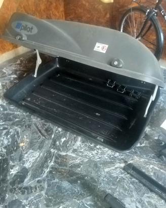 baule da auto+ barre+ barra bici