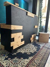POSTAZIONE RESEPTION / BARMAN  STILE INDUSTRIAL