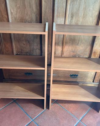 Coppia di mobiletti per libreria 55x86 cm