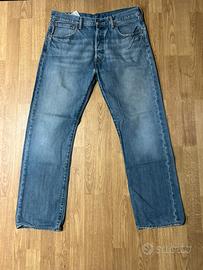Jeans levi’s 501 Chiaro Uomo Blank Tab W34 L32