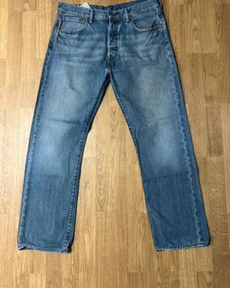 Jeans levi’s 501 Chiaro Uomo Blank Tab W34 L32