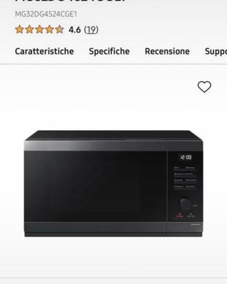 Forno microonde grill friggitrice