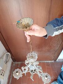 Lampadario a Gocce vintage