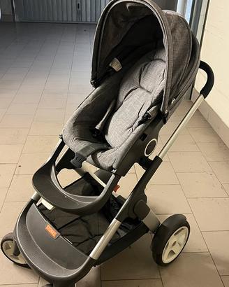 Passeggino Stokke Grigio Melange - Duo Completo