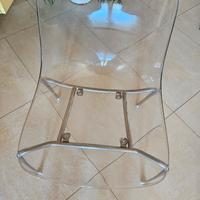 sedia trasparente 