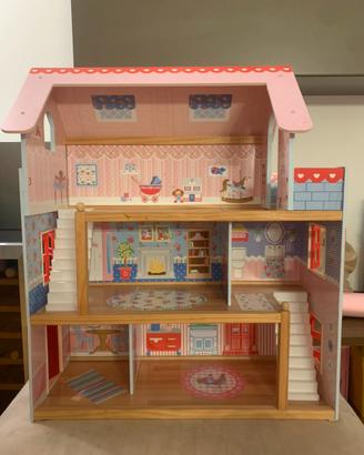 Casa delle bambole in legno Kidkraft