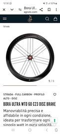 (C.E.R.C.O.)RUOTE CAMPAGNOLO BORA ULTRA WTO 60 C23