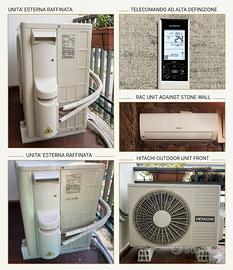 CONDIZIONATORE + INVERTER - HITACHI 9000 BTU -