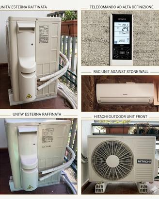 CONDIZIONATORE + INVERTER - HITACHI 9000 BTU -