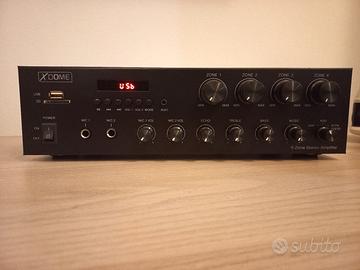 Amplificatore  PA Audio 4 zone  400 wat