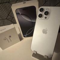 Iphone 16 Pro Max 256Gb White Titanium + Airpods