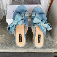 Ciabatte donna azzurre numero 39