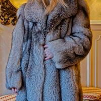 Pelliccia Volpe Argentata SAGA FOX vintage