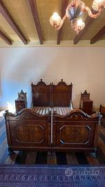 Camera da letto antica stile lombardo