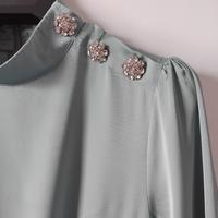 Abito Vicolo  in raso verde