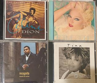 4 cd Madonna - Dion - Turner - Incognito