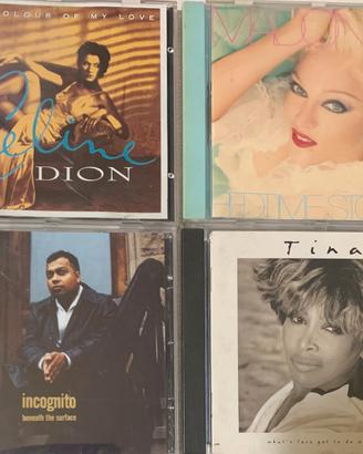 4 cd Madonna - Dion - Turner - Incognito
