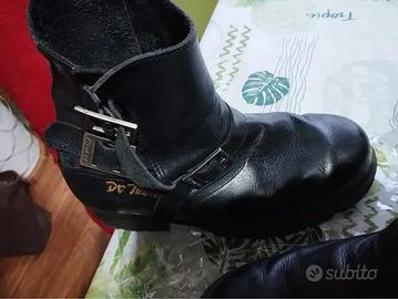 Stivali di sicurezza Dr. Termans neri con fibbie