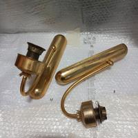 Coppia Applique ottone 