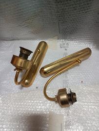 Coppia Applique ottone 