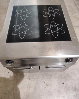 cucina 4 fuochi induzione 110x90