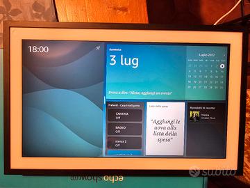 amazon echo show 15 alexa schermo touch 