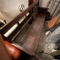 Panca in legno antica