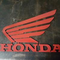 Honda insegna scritta tabella in ferro 30 x 25 Cm