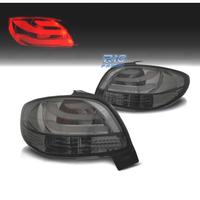 FANALI PEUGEOT 206 98-09 LIGHT BAR FONDO CROMATO A