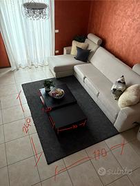 Tappeto grigio scuro