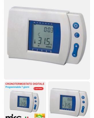 Cronotermostato electronic, 6 pezzi programmabili