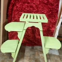 tavolinetto legno da giardino 